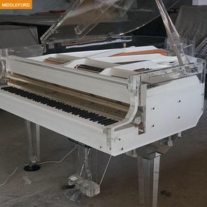 Middleford GP-170A Trasparente Acrilico Pianoforte con il cristallo banco <span class=keywords><strong>di</strong></span> pianoforte per la vendita - Product Image 4