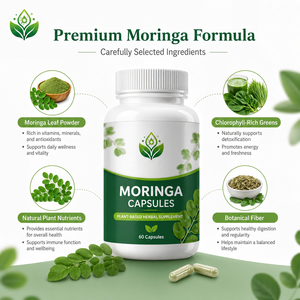 Capsules <span class=keywords><strong>de</strong></span> poudre <span class=keywords><strong>de</strong></span> feuilles <span class=keywords><strong>de</strong></span> <span class=keywords><strong>Moringa</strong></span> Green <span class=keywords><strong>Elixir</strong></span>, 60 unités, complément alimentaire à base <span class=keywords><strong>de</strong></span> plantes - Product Image 6