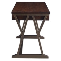 Bureau antique de table d'étude avec trois tiroirs