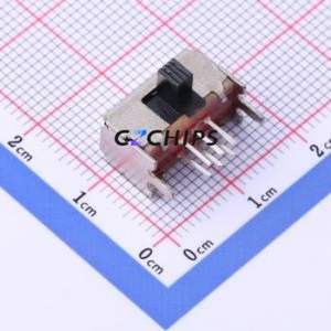 SK22D15L4 Slide Switch Through hole Component (THT) Switch Double Pole Double Throw Rectangle Pin Header PC Pin 14.6mm - Product Image 1