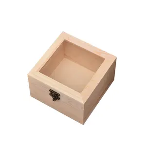 Caja de embalaje craftsmetic con ventana, diseño único personalizado, flores de vida eterna de madera, caja de vino, regalo, 2023