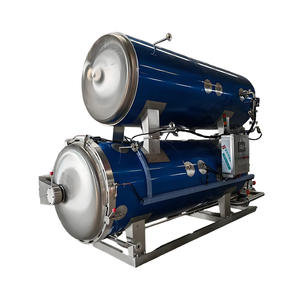 Esterilizadores de Alimentos Automáticos Personalizados de Acero Inoxidable para Altas Temperaturas (134-135 °C), Nuevos, Envasados al Vacío, Embotellados y Enlatados, 1 Año de Garantía - Product Image 1