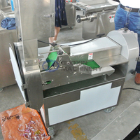 Commerciële Bladgroente Spinazie Koriander Bieslook Chili Verse Peterselie Lente-Ui Snijmachine Sla Shredder