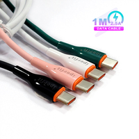Kabel USB ke Type-C Ramah Lingkungan TPE Pengisian Cepat dengan Quick PD untuk Ponsel & Komputer untuk S22/S24/Note10