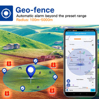 4G Vache GPS Tracker Suivi en temps réel Geo Clôture Collier Cut Alert Solar Powered Cow Tracking Device Big Animal Chien Bovins