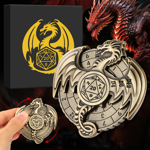 Độc đáo 7-in-1 la bàn xúc xắc Roulette xúc xắc <span class=keywords><strong>Spinner</strong></span> với hộp quà tặng cho D và rồng trò chơi bên Ủng Hộ-Roulette bánh xe RPG xúc xắc Bộ - Product Image 1
