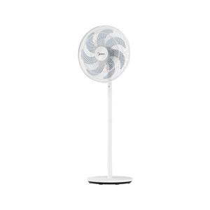Ventilateur sur pied Midea blanc, moteur AC, 40 cm, tête oscillante, minuterie 2-8 heures, pour maison et dortoir - Product Image 3