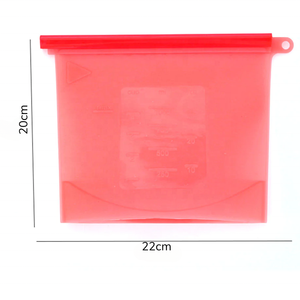 Sacs de conservation alimentaire multifonctionnels en silicone réutilisables, design classique, haute qualité, service personnalisé en usine - Product Image 2