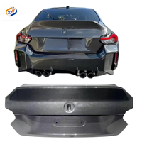 Aileron de coffre en fibre de carbone sèche pour BMW M2 G87, kit carrosserie, becquet arrière, lèvre extérieure