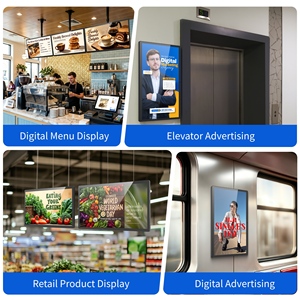Écran publicitaire Android mural de 21,5 pouces avec résolution 1920*1080 pour <span class=keywords><strong>l</strong></span>'information des couloirs, le répertoire des bâtiments et les médias intérieurs - Product Image 4