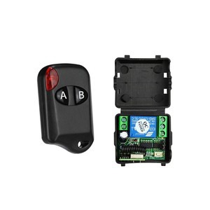 DC12V 1CH Abridor de puerta de garaje Transmisor y receptor de audio y video inalámbrico para controles remotos 433Mhz ON OFF Receptor - Product Image 1