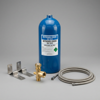 Bouteille en aluminium ultra haute pression 47125 Psi de 2,5 lb, 5 lb, 10 lb, 15 lb, 20 lb pour Camaro Mustang GT Bonneville Tank Racing Cylinder
