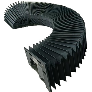 Protection rétractable pour machine, couverture protectrice, <span class=keywords><strong>soufflet</strong></span> d'<span class=keywords><strong>orgue</strong></span>, <span class=keywords><strong>soufflet</strong></span> d'accordéon, protection contre l'eau, la poussière et la chaleur, télescopique - Product Image 2
