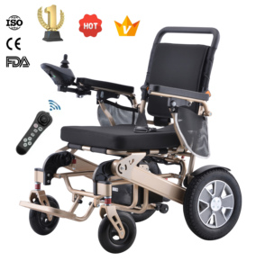 Frenado inteligente Silla de ruedas eléctrica completamente automática Vehículo de movilidad ligero y plegable para ancianos discapacitados - Product Image 2