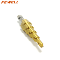 Outils électriques avec tige hexagonale 4241, cannelette en spirale en titane, mèches pour le perçage des métaux, 4-12mm 1 pièce