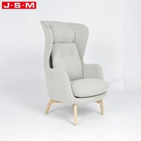 Salon moderne de luxe chambre à coucher maison loisirs fauteuil de loisirs en tissu velours chaise de loisirs