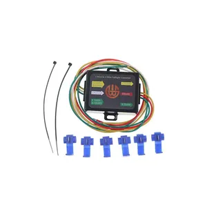 Aanhangwagen 2 Draad Naar 3 Draad Achterlicht Converter Draad Harnas Connector Aparte Richtingaanwijzer Remlicht Ingesteld Voor Rv Auto Bestelwagens