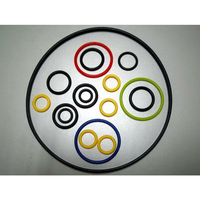 Haute température étanche résistant à la pression rond rouge et blanc Silicone joint torique anneau en caoutchouc anneau en silicone