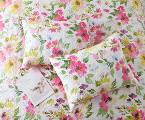 Bán Buôn Đẹp Ánh Sáng Trọng Lượng Màu Rắn Gấp Không Khí Thấm Polyester 3Pcs Trải Giường Sử Dụng Ở Nhà - Product Image 4