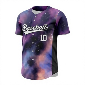 Venta al por mayor bajo MOQ cómodo hombres uniforme de béisbol Jersey 2025 diseño superior hombres béisbol Jersey para la venta - Product Image 5