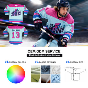 <span class=keywords><strong>Maillot</strong></span> de hockey personnalisé avec logo, broderie personnalisée, sublimation vierge, <span class=keywords><strong>maillot</strong></span> d'entraînement de hockey sur glace à vendre - Product Image 6