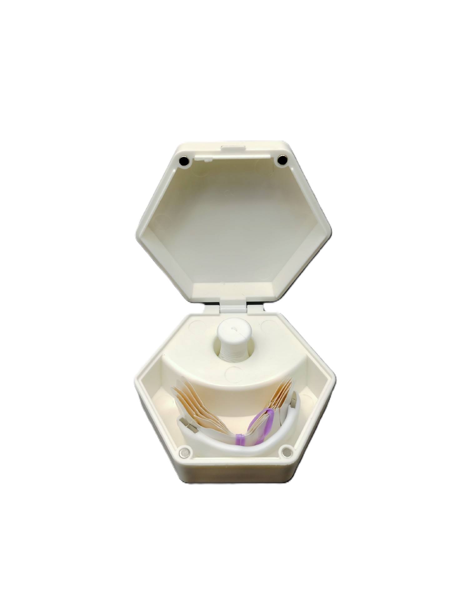 ชุดเดินทางสีขาว 5 แผ่นแปะจมูก คลิปหนีบจมูกแม่เหล็กอเนกประสงค์