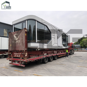 Thiết kế sang trọng Modular Capsule <span class=keywords><strong>Tiny</strong></span> nhà thông minh prefab Capsule Villa House cho cắm trại ngoài trời - Product Image 2