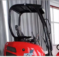 รถขุดตีนยางขนาดเล็ก 3.5 ตัน เครื่องขุดขนาดเล็กสำหรับใช้ในบ้าน มีขาย ตัวถังกะทัดรัด ไร้การส่ายตัว - Product Image 5