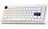 Clavier Akko 5075 V3 75% Gasket Tri-mode RGB Hot-Swappable avec batterie 10000mAh pour le gaming et le bureau
