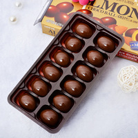 Chocolat au lait Lotte importé de Corée, fèves d'amande 46g, délicieusement sucré, bonbons solides aux noix, en-cas fourrés aux amandes