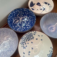 Service de table en céramique de porcelaine américaine écologique – Bols et assiettes créatifs pour dîner en famille et réunions