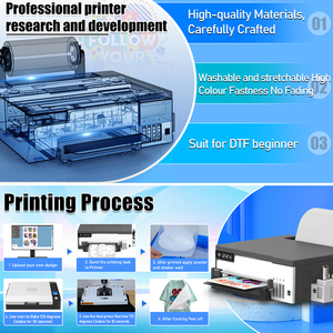 New White Ink Mixing System L8058 Impressora DTF Printer Heat Transfer <b>Clothes</b> T-shirt <b>Printing</b> <b>Machine</b> with XP600 Printhead - Product Image 3