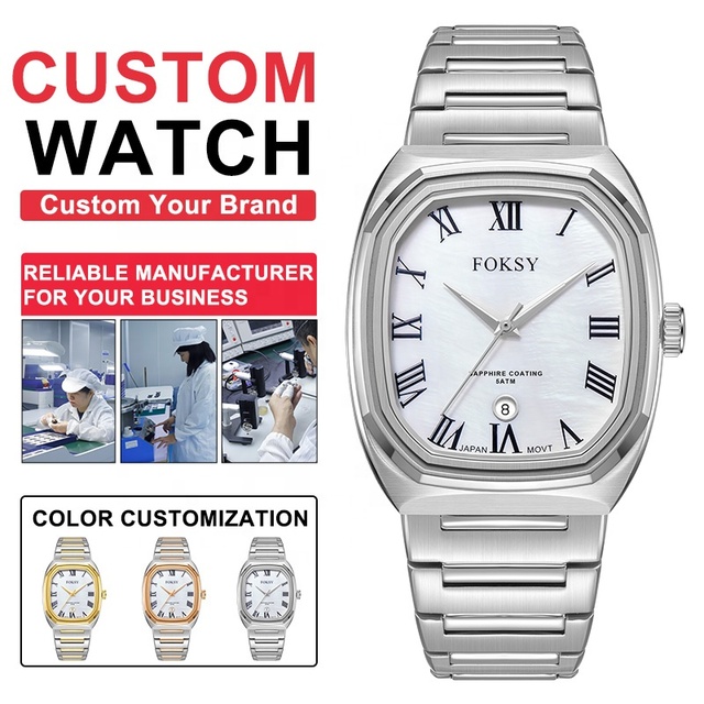 Minimalist Watches Custom With Logo Branding OEM ODM Quartz Watch Stainless Steel Luxury Watch for Mens Own Design