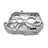 Boîtier de boîte de vitesses en aluminium moulé sur mesure, usinage secondaire CNC, boîtier de transmission en alliage, pièces moulées OEM avec usinage CNC