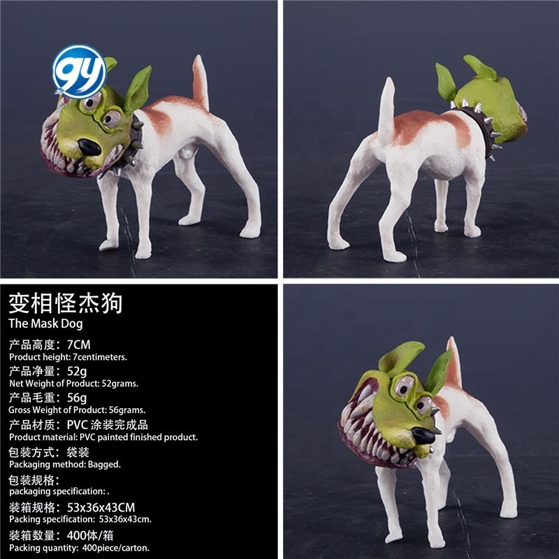 Frefgikty Statua Da Giardino Decorazione Cane Resina Decorazione Bassotto E Bulldog Scultura Ornamenti Per La Casa 17x12x11CM - Foto 13