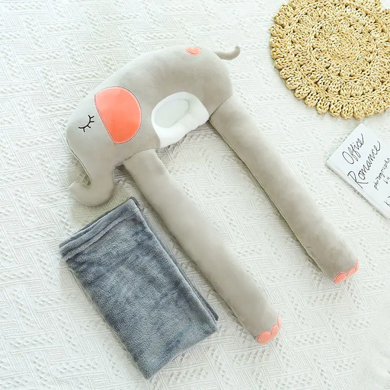 박제 및 봉제 동물 플러시 장난감 베개 INS 뜨거운 판매 중국 봉제 장난감 코끼리 담요