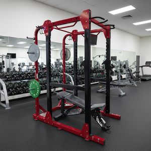 Rack de musculation commercial multifonctionnel renforcé ED-FH3 avec machine Smith et rack à squats pour entraînement complet en salle de sport - Product Image 1