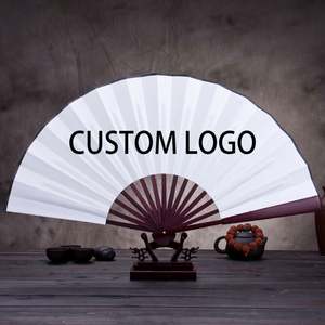Éventail pliant en bois fait main, personnalisé avec impression promotionnelle, comme souvenir - Product Image 3