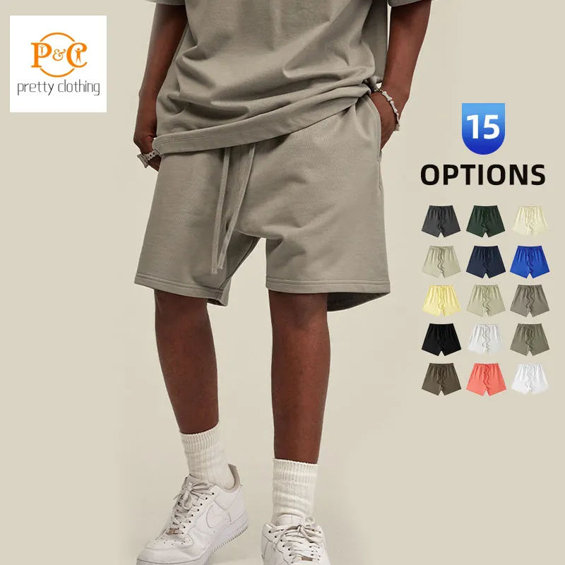 2023 New High Quality Street Men's Pants Streetwear Cotton Custom Shorts With Pocket Gym Summer Sport Shorts Male Wear