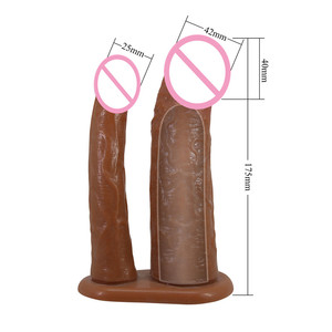 Juguete Sexual con <span class=keywords><strong>Doble</strong></span> Penetración, Dildo con Correa, Bragas con <span class=keywords><strong>Doble</strong></span> Dildo para Hombre y Mujer - Product Image 5