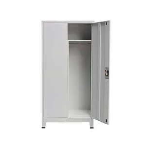 Hot sale wardrobe closet 2 door iron cupboard godrej almirah designs with price