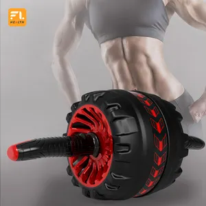 2023 Hot Sell Exercise 6 in 1 ab Fitness Wheel Roller Kit Abdominal Muscle Trainer 2 Wheels Rebound Abdominal Wheel For Health