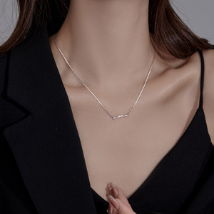 Fashion Minimalist Jewelry 925 Sterling Silver <strong>Mum</strong> Necklaces Letter Mama Charm Gold Plated Necklaces Women Mother's Day Gift - Product Image 6