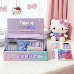Set de Papelería de Fantasía al por Mayor con Caja Exhibidora, Kit de Útiles <span class=keywords><strong>Escolares</strong></span> Bonitos a Granel para Tiendas de Regalos Infantiles - Product Image 1
