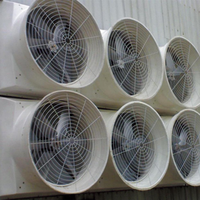 Ventilateur d'extraction robuste en plastique Bonawind 48'' à haute efficacité pour l'élevage et la ventilation agricole