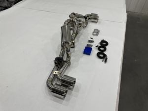 Sistema de Escape de Alto Rendimiento con Válvulas Electrónicas Valvetronic con Control Remoto para <span class=keywords><strong>Ferrari</strong></span> <span class=keywords><strong>F430</strong></span> Spider 4.3L V8 Convertible 2005+ - Product Image 4