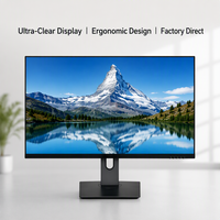 Secure Government Office All in One Computer i7 Desktop AIO with Physical Pop-up Privacy Webcam and Ergonomic Adjustable Stand