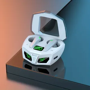 New P50 Tws BT 5.3 Owl Eye Breathing Light Low Latency Gaming Wireless Earphones Headset Dual Mode HiFi Bass Game <strong>Earbuds</strong> - Product Image 3