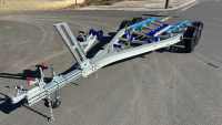 Charge de remorque de bateau en aluminium de nouveau style 19ft 1595kgs