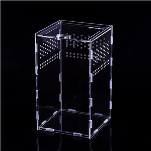 Terrarium en acrylique anti-prédateurs, facile à assembler, conception protectrice, confinement sécurisé pour les animaux - Product Image 3